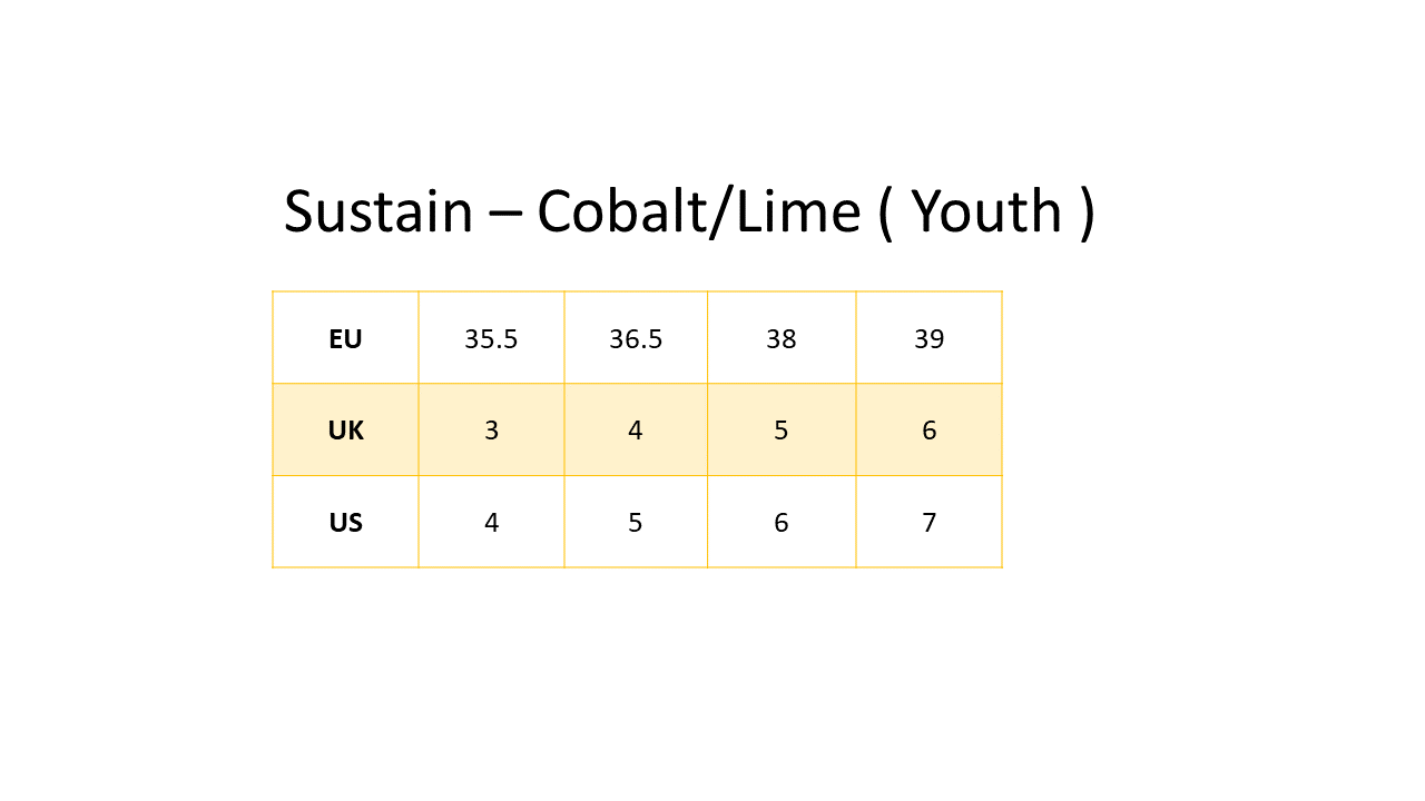 Ascent - Sustain Youth (Cobalt/Lime) - Lim's School Shoes -Boys and girls school shoes .Available in black and white. Leather and sport
