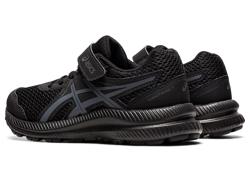 ASICS CONTEND 7 PS - PRESCHOOL [ BLACK ]