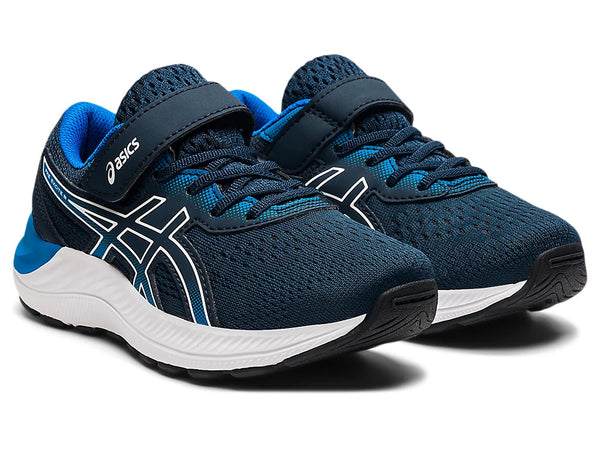 ASICS PRE EXCITE 8 PS - PRESCHOOL [ FRENCH BLUE / WHITE ]