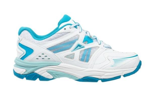 Ascent - Sustain Youth (White/Teal) - Lim's School Shoes -Boys and girls school shoes .Available in black and white. Leather and sport