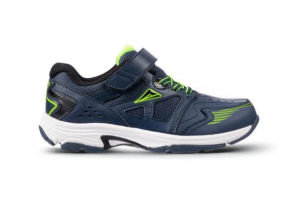 Ascent - Sustain Jr (Cobalt/Lime) - Lim's School Shoes -Boys and girls school shoes .Available in black and white. Leather and sport