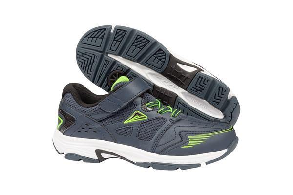 Ascent - Sustain Jr (Cobalt/Lime) - Lim's School Shoes -Boys and girls school shoes .Available in black and white. Leather and sport
