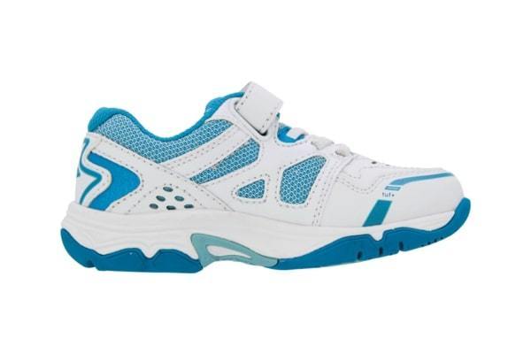 Ascent - Sustain Jr (White/Teal) - Lim's School Shoes -Boys and girls school shoes .Available in black and white. Leather and sport
